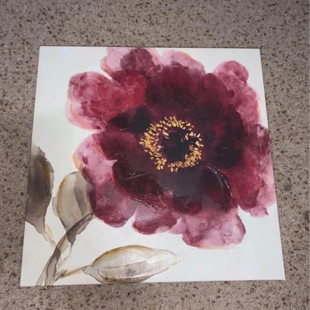 Flower wall canvas